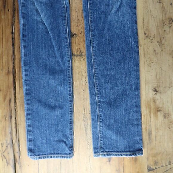 OLD NAVY BLUE DENIM ULTRA LOW WAIST SKINNY STRETCH JEANS SIZE 4 VINTAGE - Picture 5 of 8